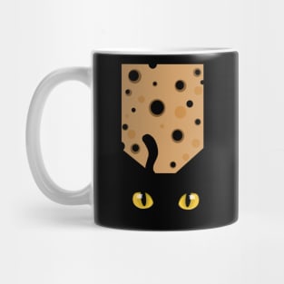 curious cat Mug